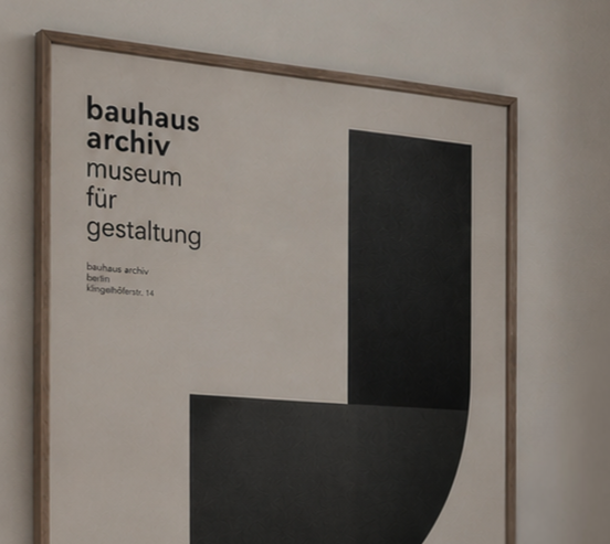 Bauhaus archive poster